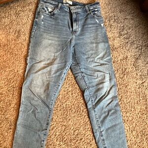 Abercrombie The Super Skinny Ankle High Rise Curve Love Jeans
